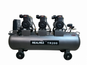 Безмаслянный компрессор REALREZ TR-200